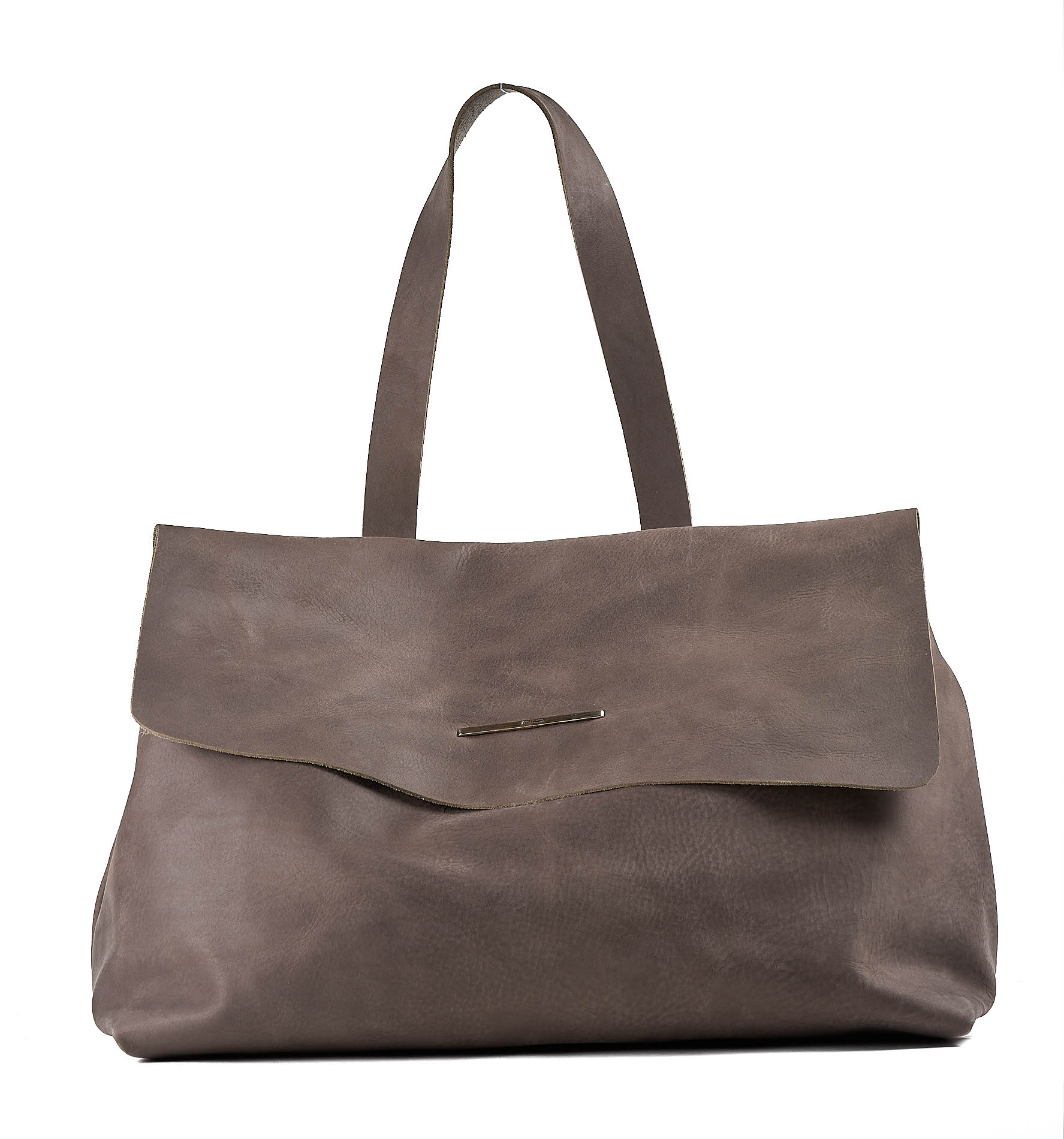 daniele basta leather and silver bags - FRONT
